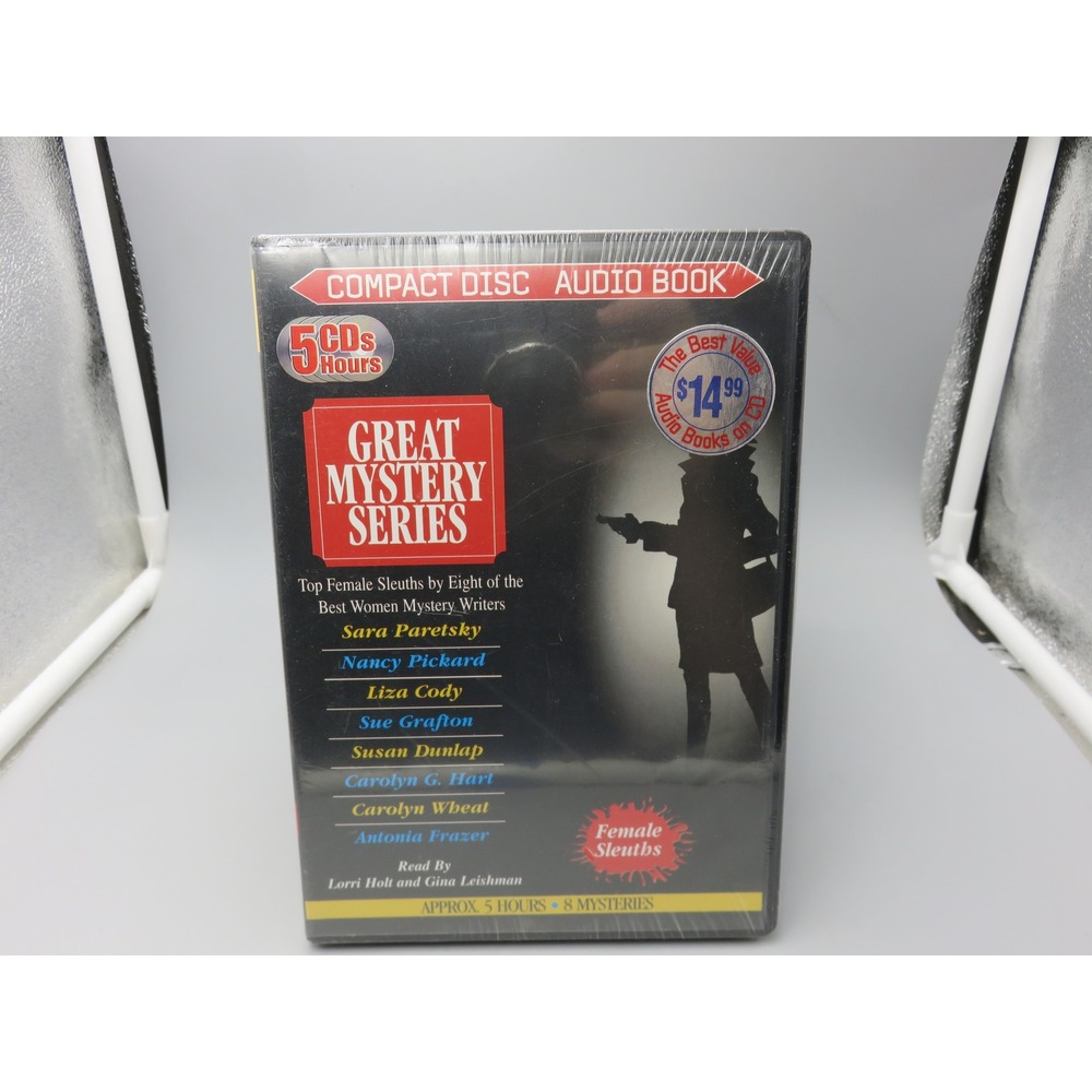Great Mystery Series Female Sleuths 5-CD Audio Book Sara Paretsky Sue Grafton